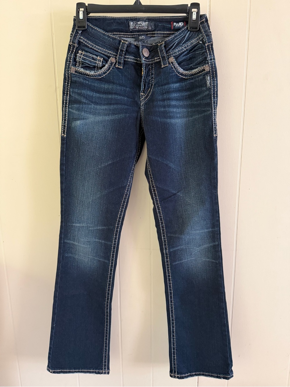 Silver Jeans Dark Blue Boot Cut Jeans Size W26